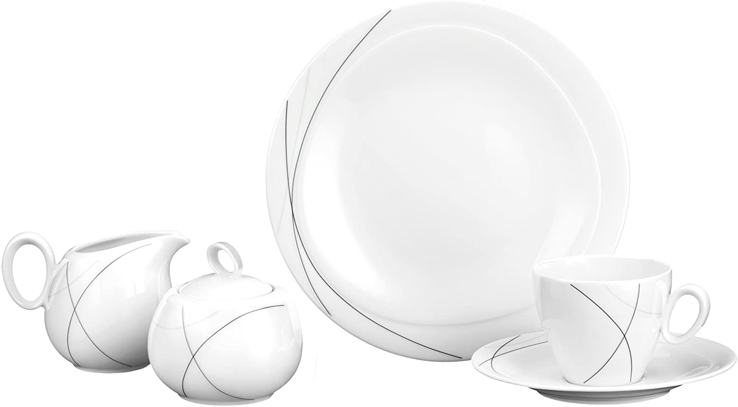 Seltmann Weiden Trio 001.693687 71381 Highline 20-Piece Coffee Service