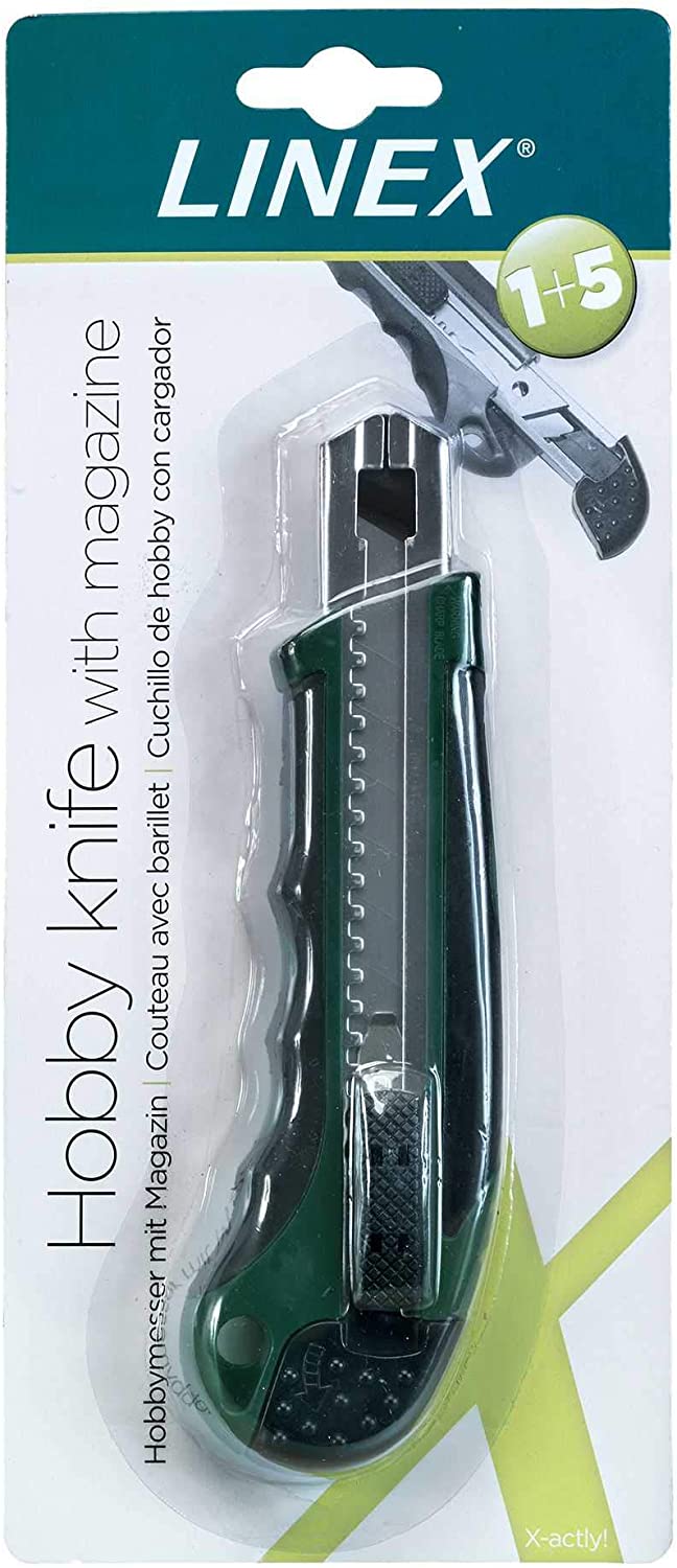 Linex Metal Reinforced Hobby Knife – Green