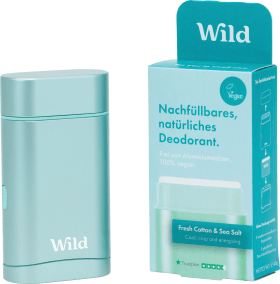 Wild Deostick Fresh Cotton & Sea Salt + refill pack, 40 g
