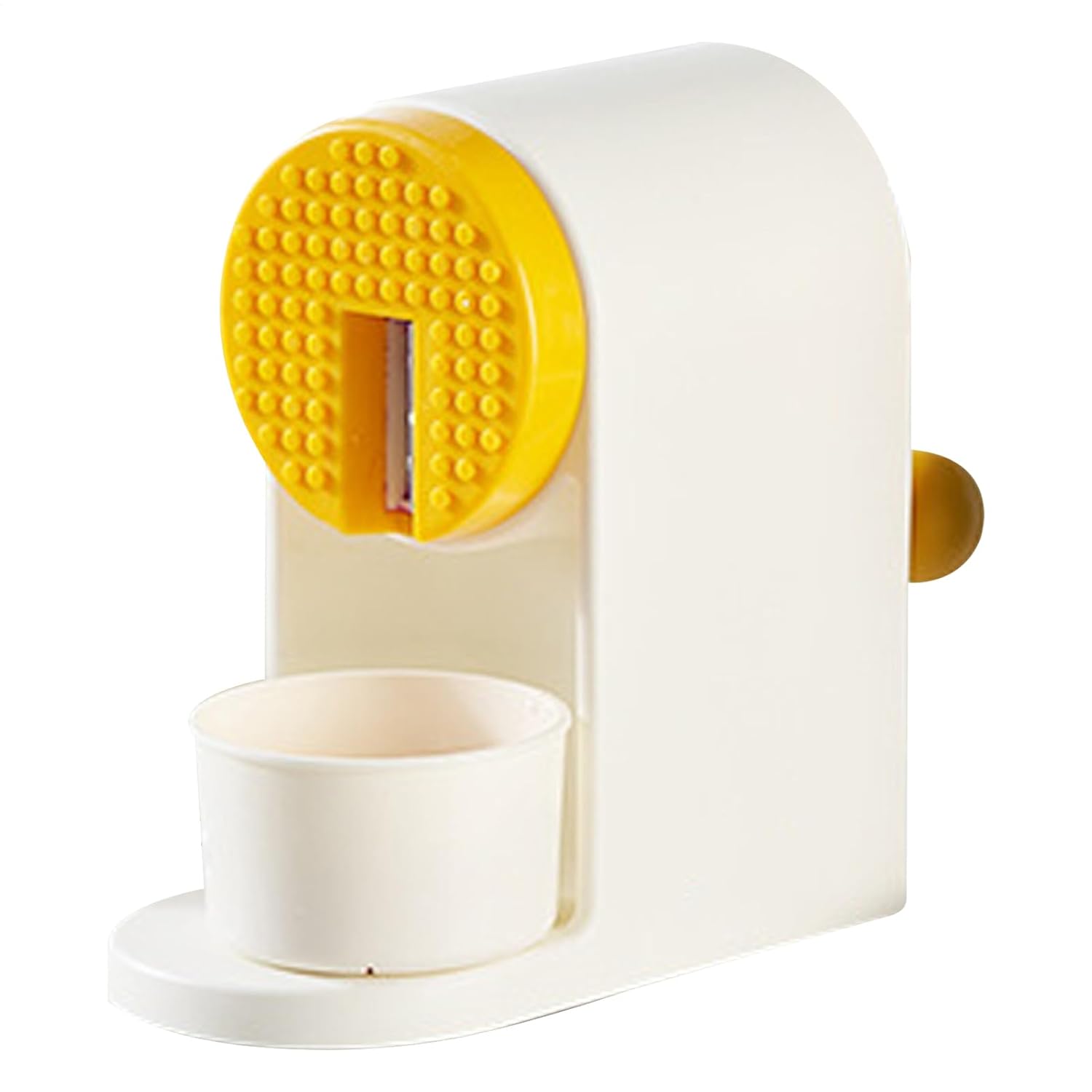 demaxiyad Shaved Shaved Ice Maker - Ice Maker Crusher Manual Snowcone Machine with Food Grade Crank Portable Slushies Shaving for Parties