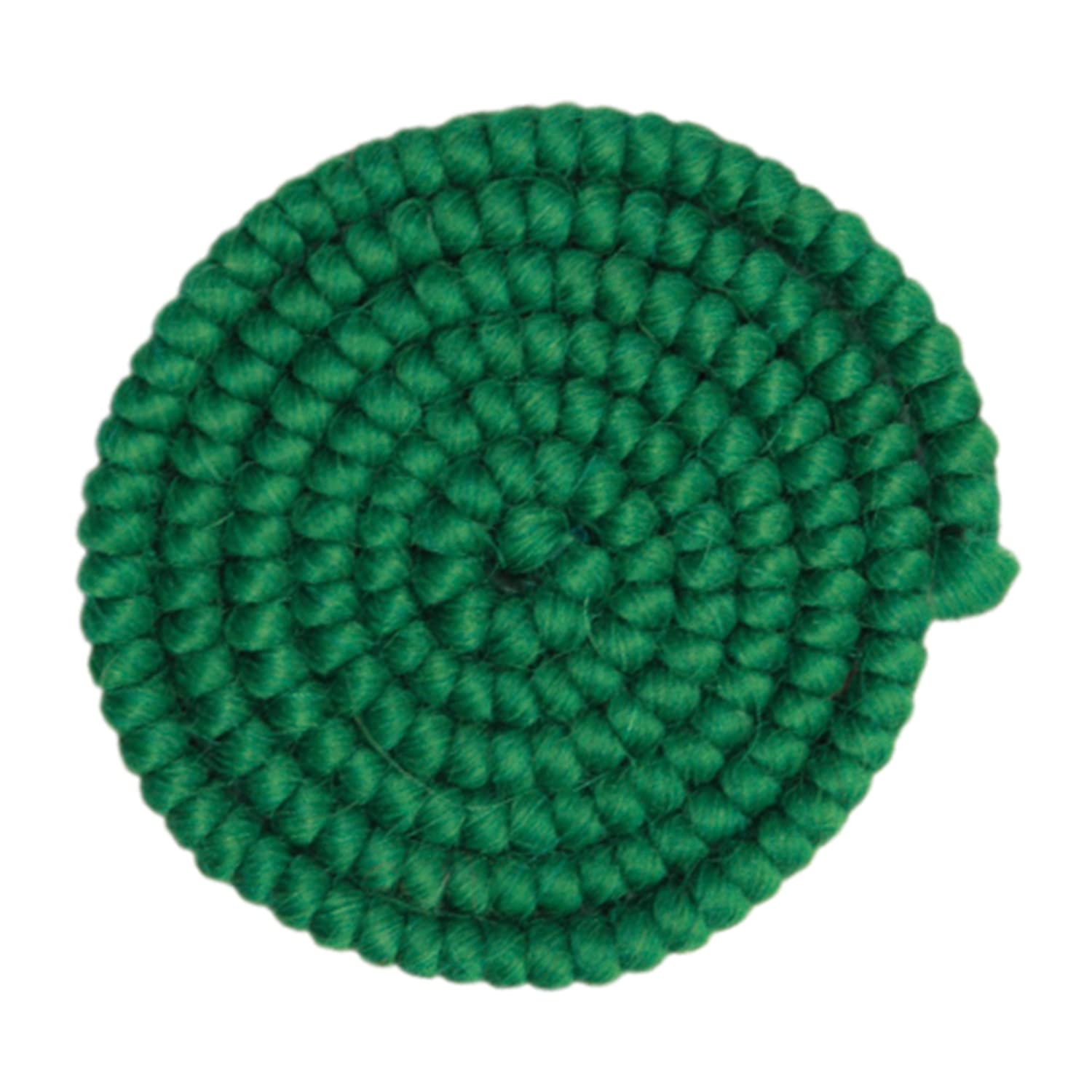 Grimas Wool Crepe, 1 m, Green 19, Braided Dyed Sheep\'s Wool for Creating Beards, Sideburns, Eyebrows, Body Hair and More