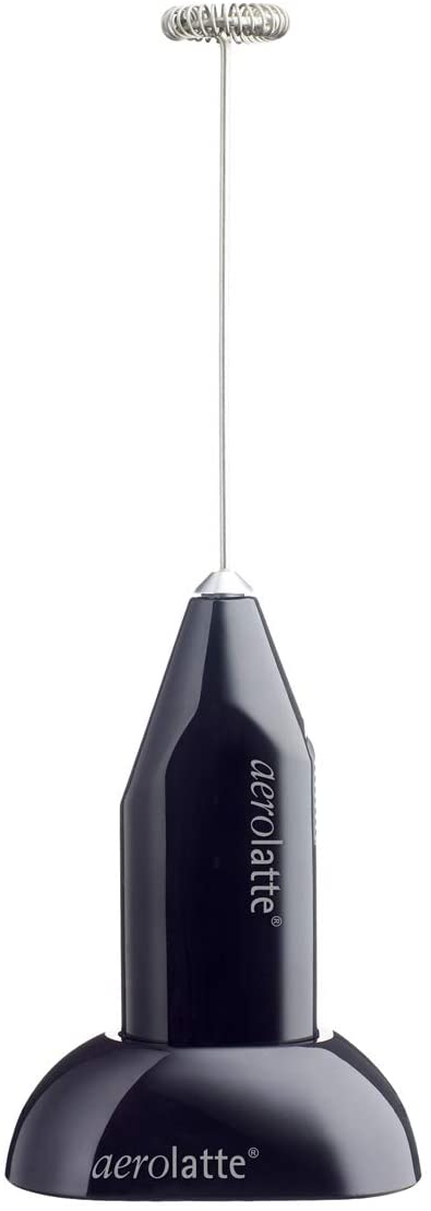 Cilio Aerolatte-Colour Milk Frother Black with Stand