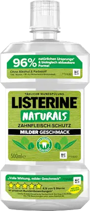 Listerine Mouthwash Naturals gum protection, 500 ml