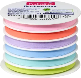 Profissimo curling ribbon set 6 colors, 20 m
