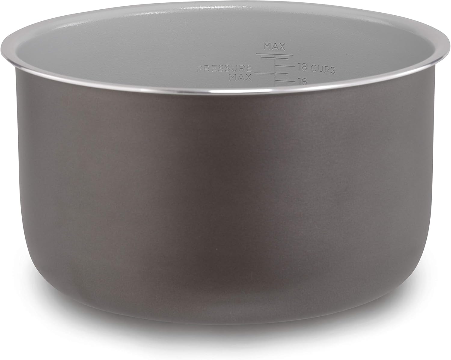 Ninja Foodi 102FY300 Ceramic Coated Non-Stick Pot Compatible with All Ninja Foodi 6.5 qt. Models, Dishwasher Safe, Grey