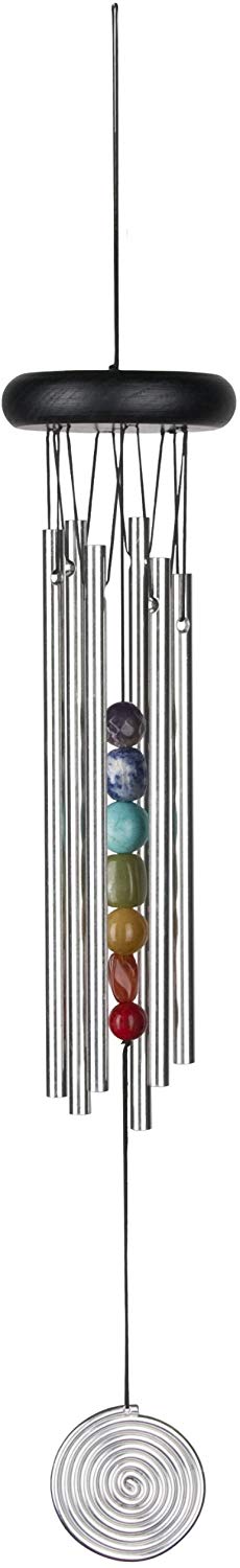 Woodstock Chimes Woodstock Chakra Collection Windchime, Seven Stones