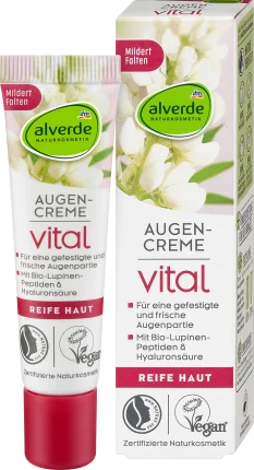 alverde NATURKOSMETIK Vital eye cream, 15 ml