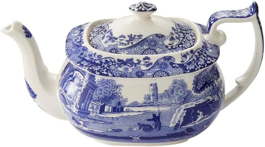 Spode Blue Italian Teapot