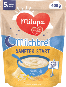 Milupa Evening porridge Milk Gentle start Good night from the 5th month, 400 g