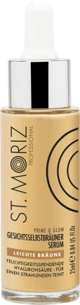 St. Moriz Self-tanning serum face Prime & Glow, light tan, 25 ml