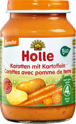 Holle baby food Vegetables carrots with potatoes after the 4th month, demeter, 190 g