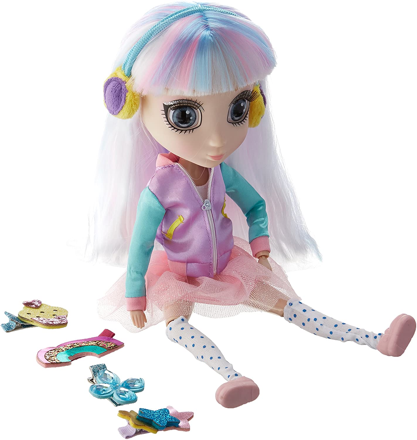 Shibajuku Girl Suki Fashion Doll Childrens Toys With 4 Hair Accessories S