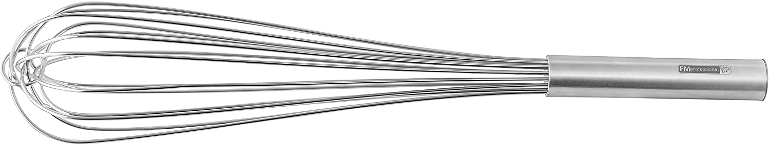 FMprofessional Whisk, Stainless Steel, Silver, 45 x 7.6 x 7.6 cm