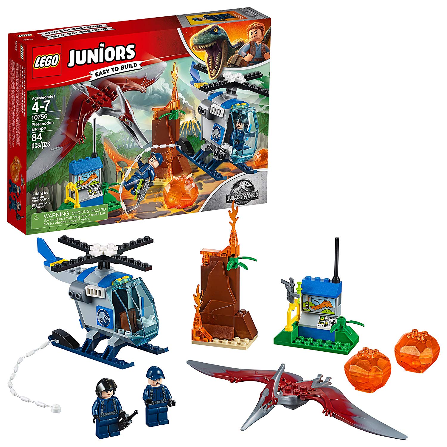 Lego Juniors Escape From The Pteranodon 10756 (84 Pieces)