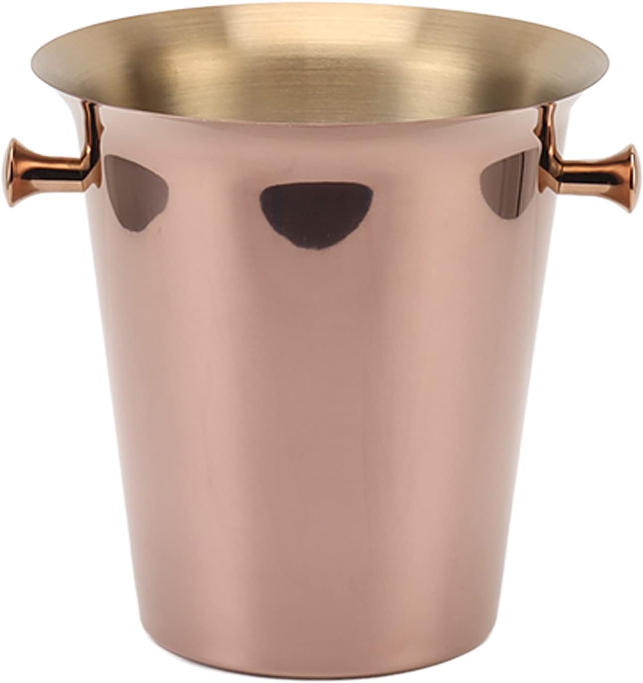 KEEMEN Ice Bucket with Handles 5L Large Capacity Stainless Steel Champagne Bucket Drinking Tub Wine Bottle Cooler Chiller for Home Bar