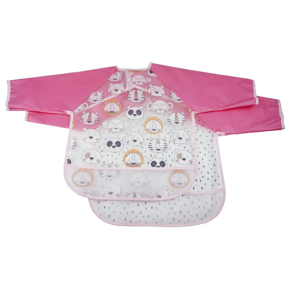 Olmitos Zoo Peva Bib with Sleeves (Pack of 2)