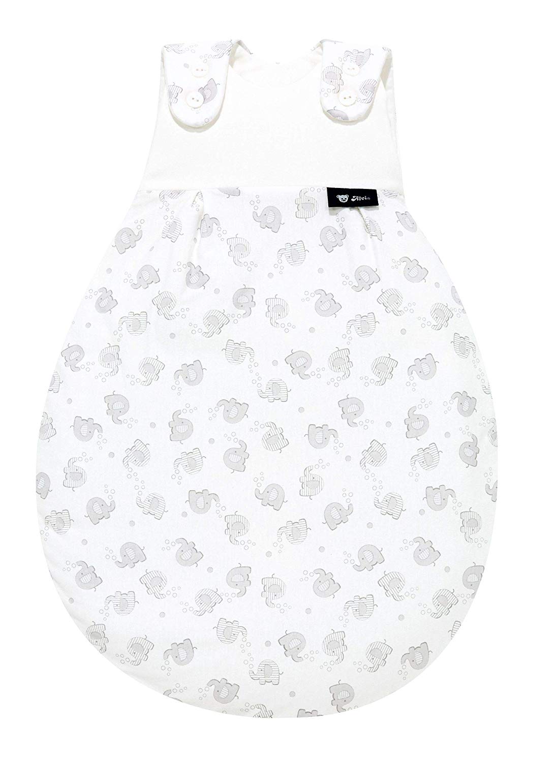Alvi Baby Mäxchen outer bag striped fant silver 865-9, size: 86/92