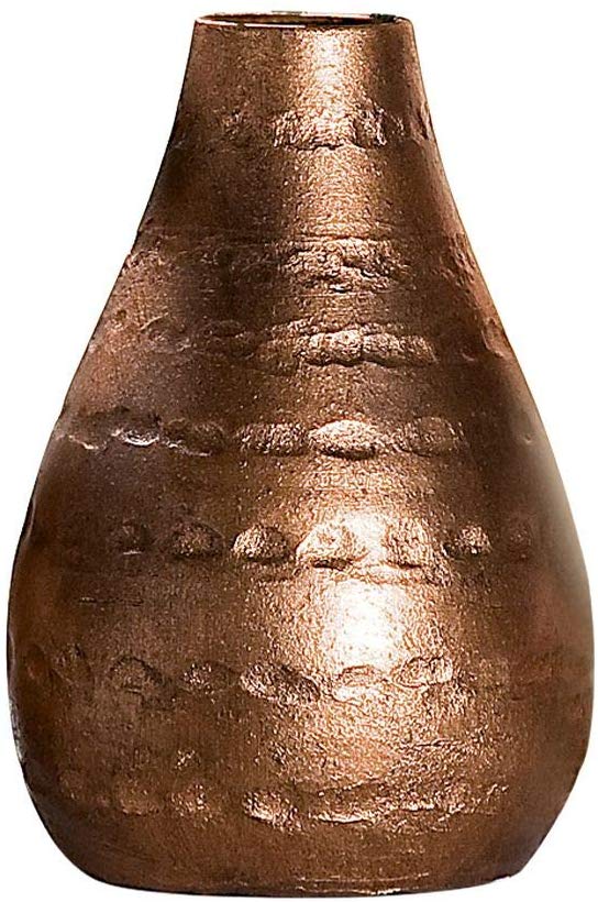 Gilde Timbro Design Vase 25 Cm Copper