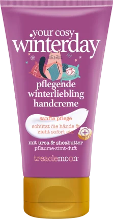 treaclemoon hand cream cozy winterday with urea & shea butter, 75 ml