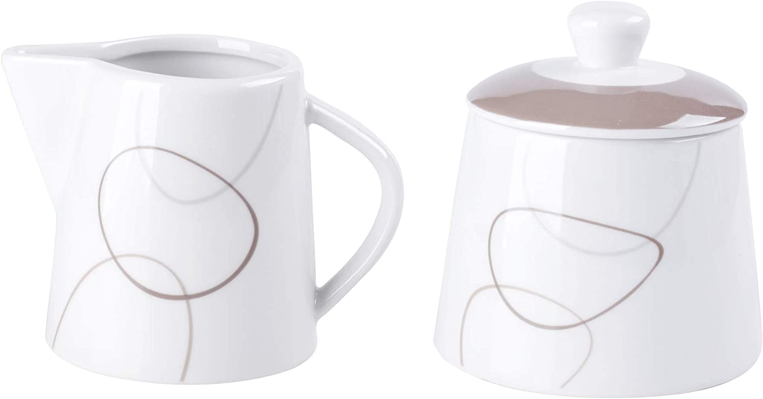 Veweet Aviva Porcelain Dinner Service 30 Pieces / 60 Pieces and Multiple additional products that can be combined with the Aviva Dinner Service