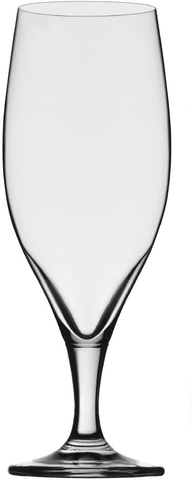 Stölzle Lausitz Iserlohn beer glasses, set of 6, Pils glasses, 0.4 litres, beer glass, 0.4 litres, made of crystal glass, 0.4 litres, dishwasher-safe