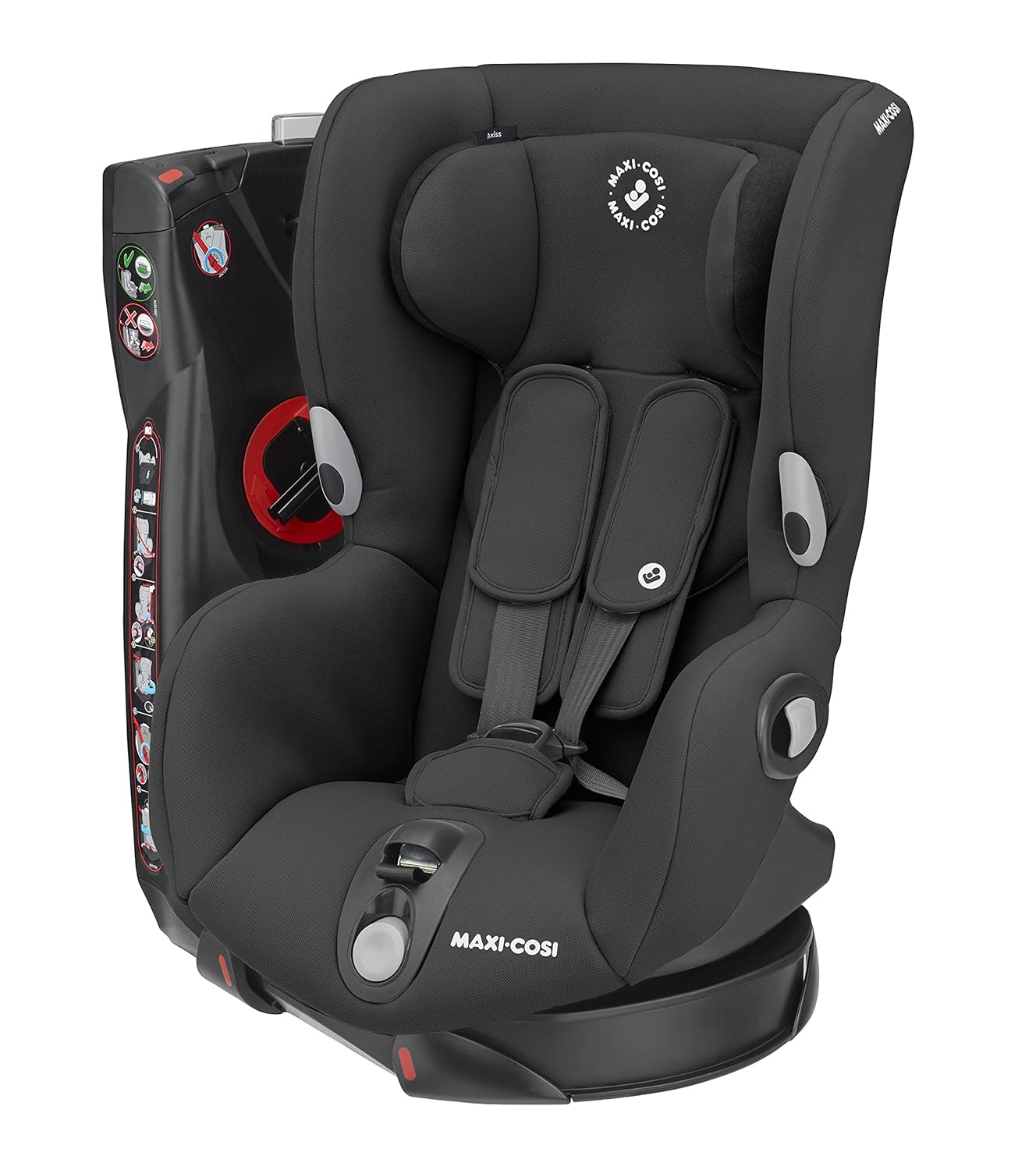 Maxi-Cosi Axiss, Rotating Child Seat, Group 1 Car Seat (9–18 kg), Usable from 9 Months to 4 Years, Various Colours and Accessories