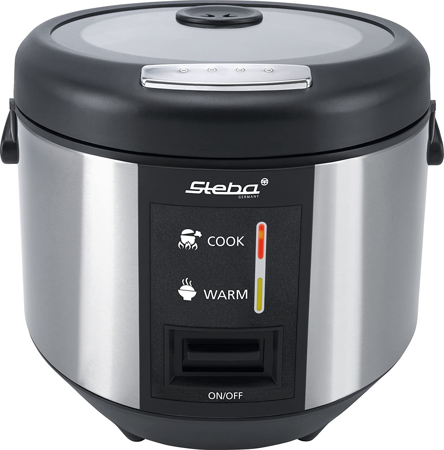 Steba RK 3 Rice Cooker and Steamer Insert, Warming Function, 3.5 Litre