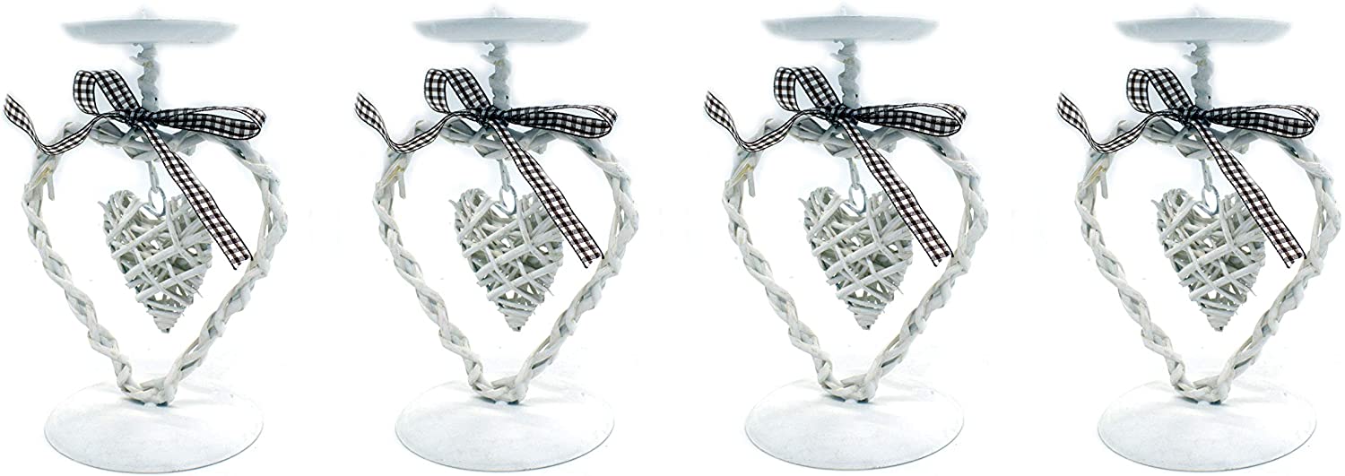 DARO DEKO Daro Deco Candle Holder with Heart Pendant