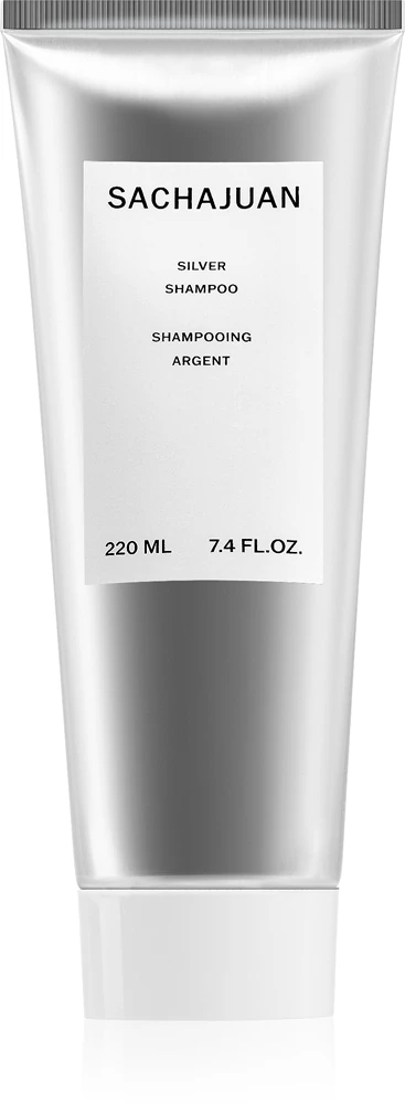 Sachajuan Silver Shampoo Shampoo for blonde hair neutralizes yellow discoloration