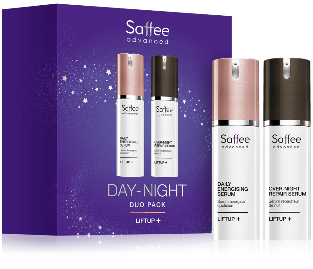 Saffee Advanced LIFTUP+ Day-night Duo Pack Set for skin care (day and night)
