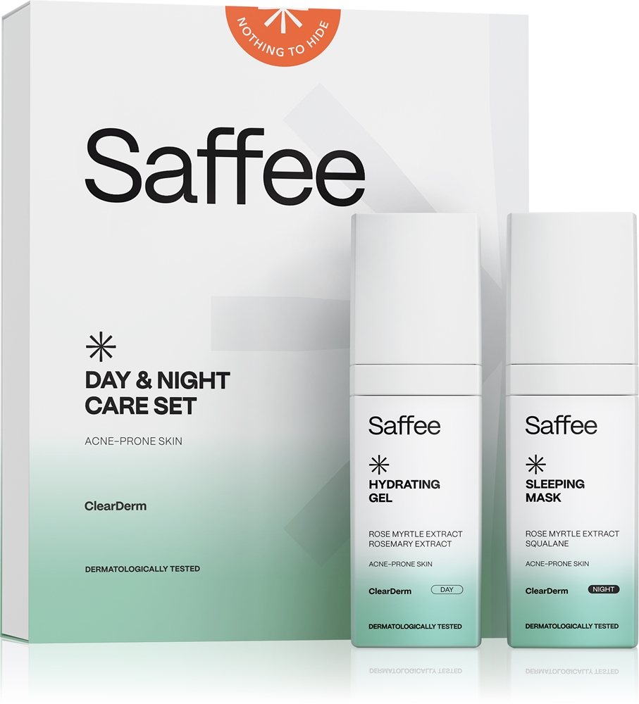 Saffee ClearDerm Day & Night Care Set for impure skin