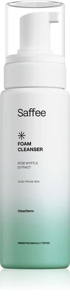 Saffee ClearDerm Foam Cleanser Cleansing Foam for Impure Skin