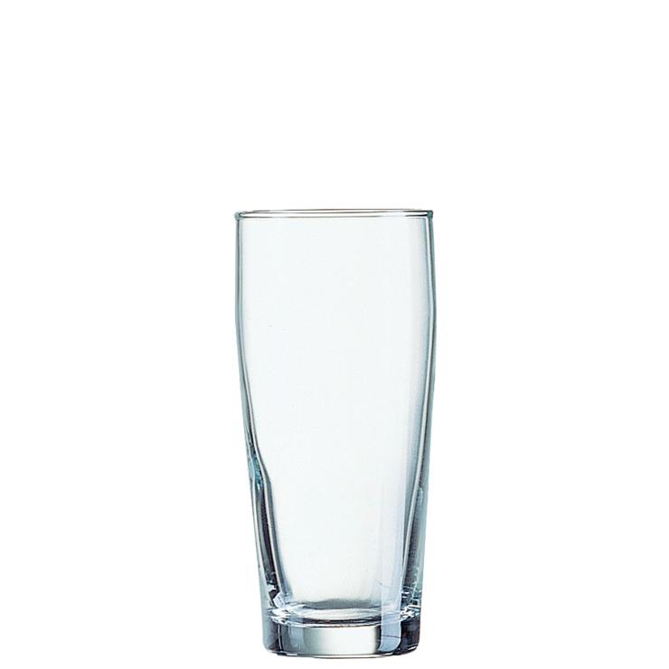 Arcoroc Juice, water and beer glass Willi 26.5 cl with filling line 0.2 ltr. |-|, contents: 265 ml, H: 136 mm, D: 63 mm