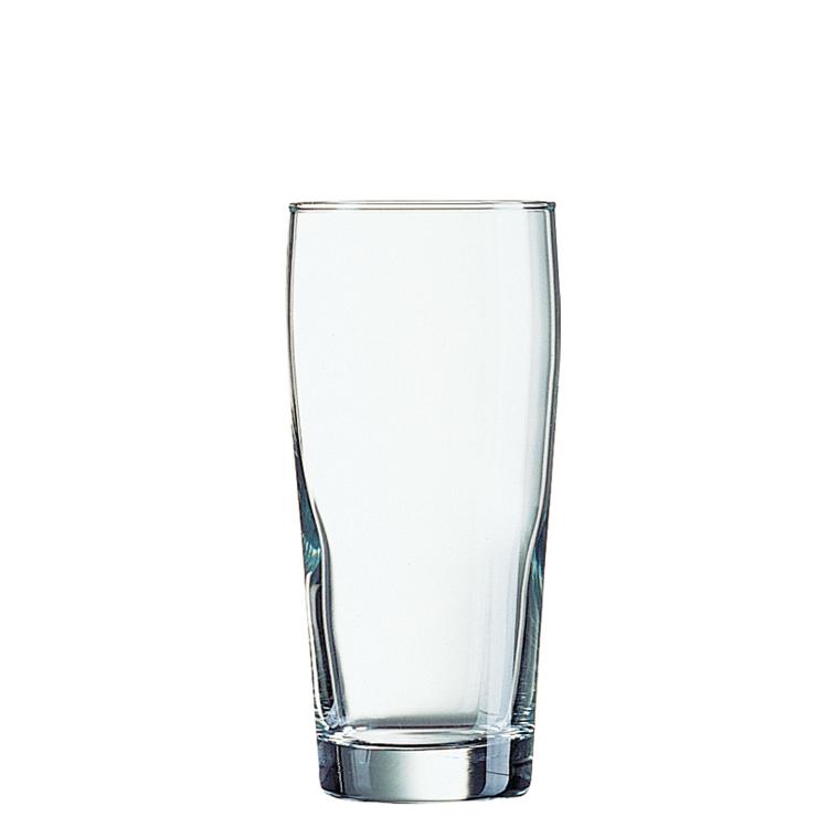 Arcoroc Juice, water and beer glass Willi 33 cl with filling line 0.25 ltr. |-|, contents: 330 ml, H: 142 mm, D: 68 mm