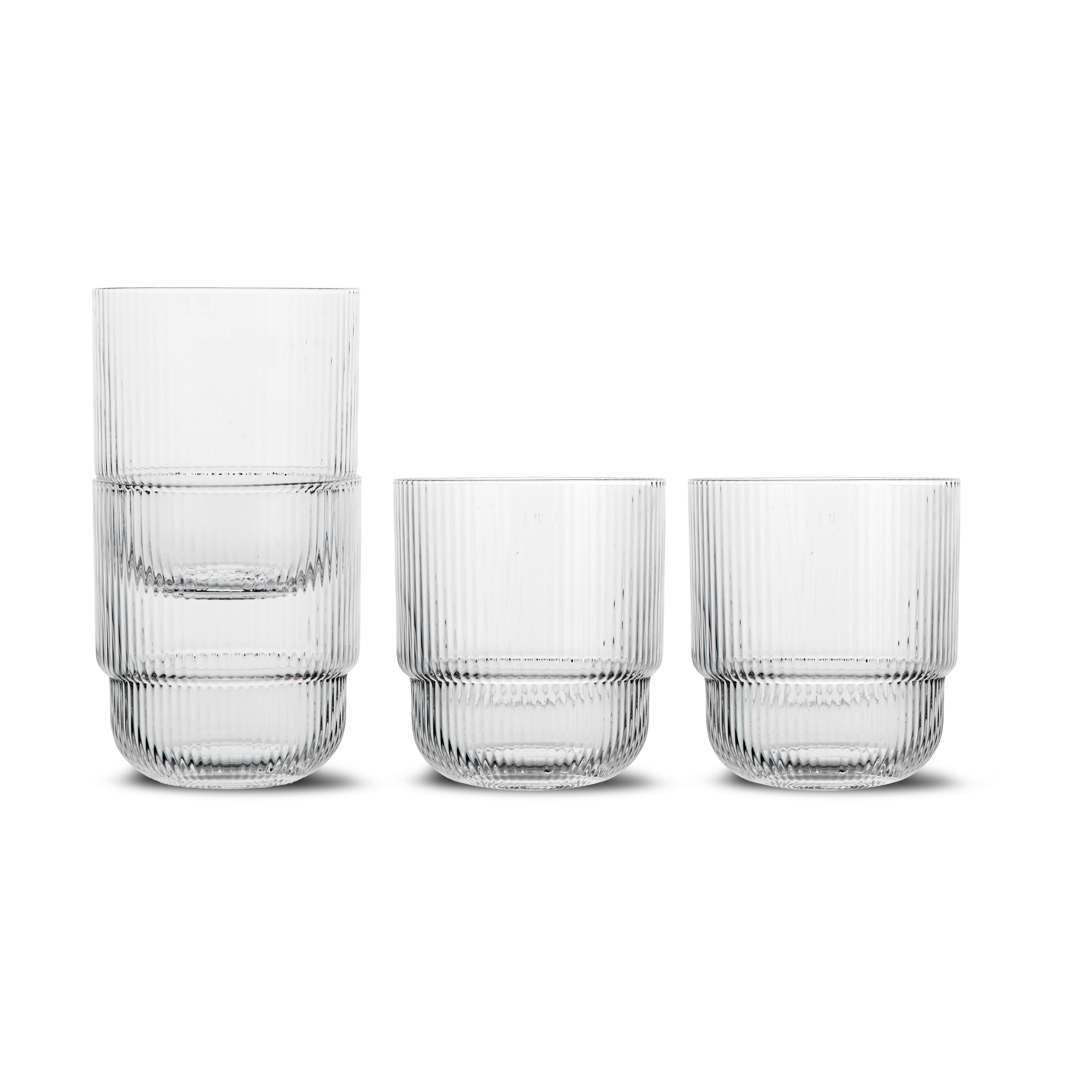 Sagaform clear water glasses, 4-pack