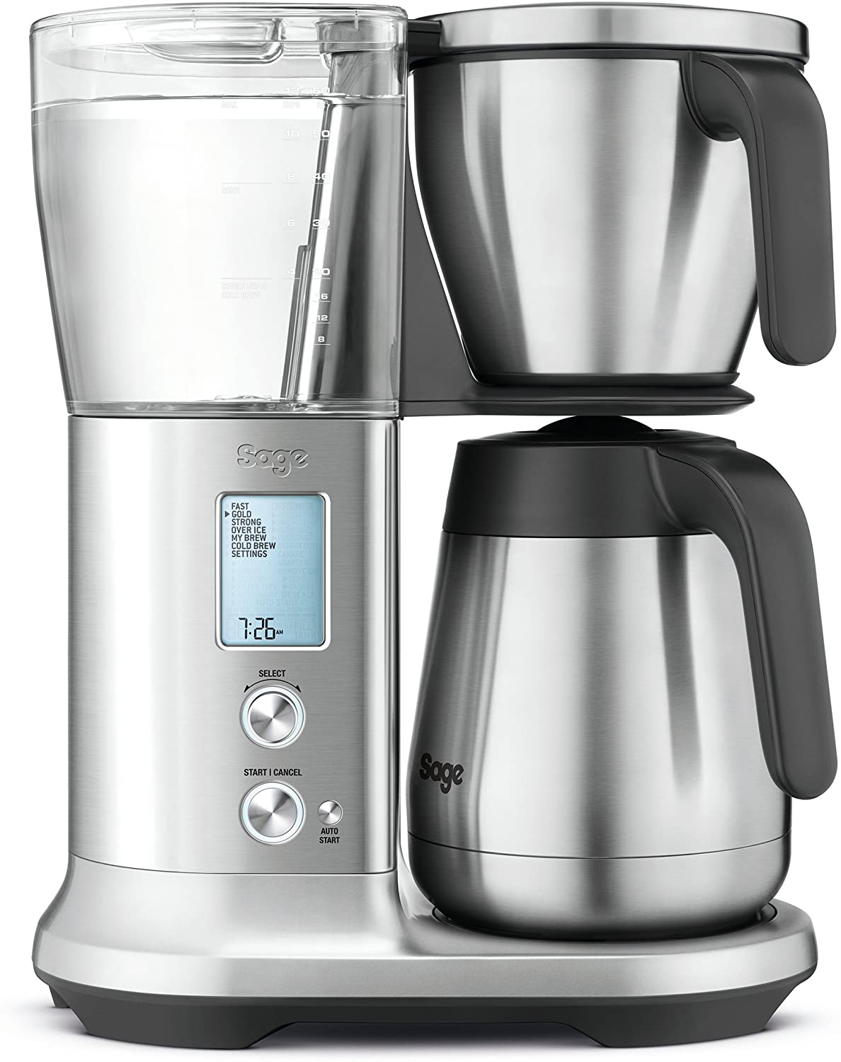 Sage Appliances SDC400 Precision Brewer Glass Coffee Machine