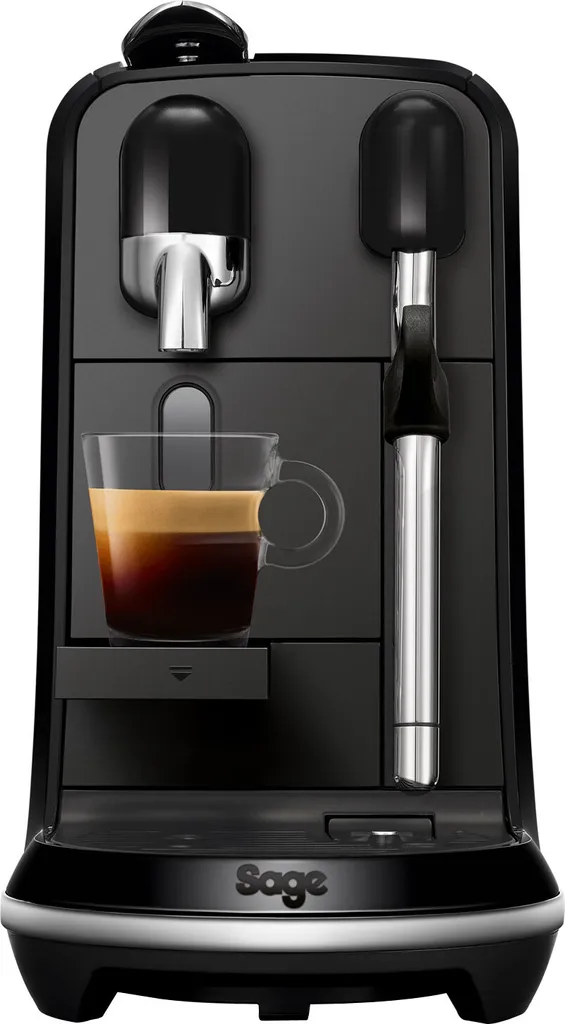 Sage Appliances SNE500BKS the Creatista Uno Nespressomaschine, Schwarz