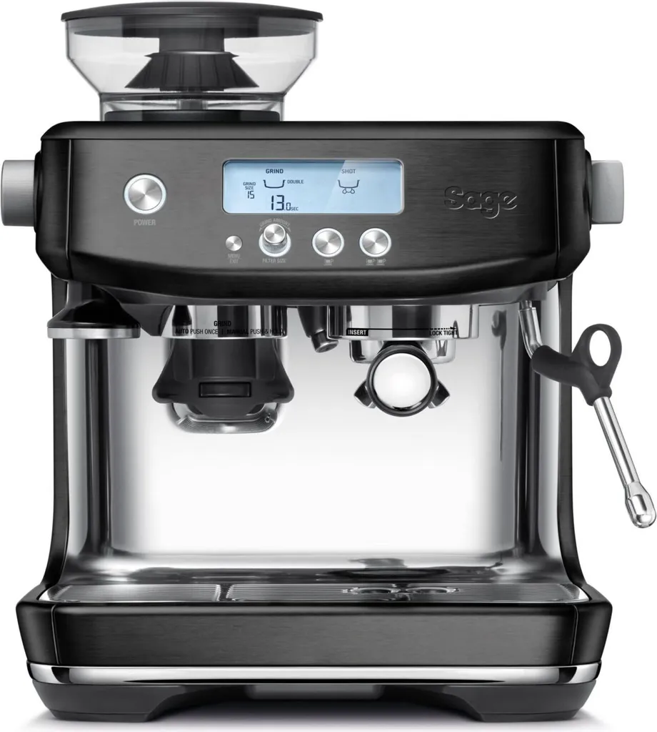 Sage Espresso Machine the Barista Pro Black steel