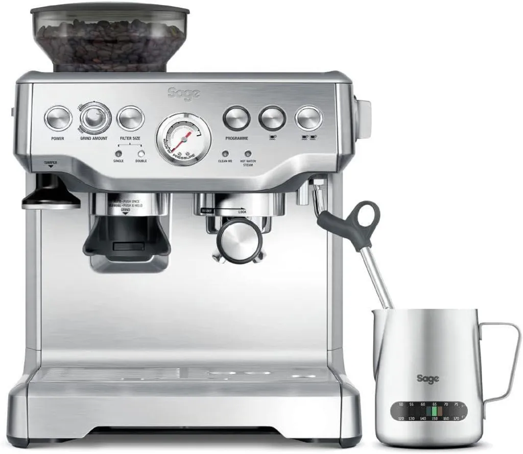 Sage portafilter espresso machine, espresso maker with milk system, portafilter, stainless steel, portafilter machine, coffee machine, fully automatic coffee machine
