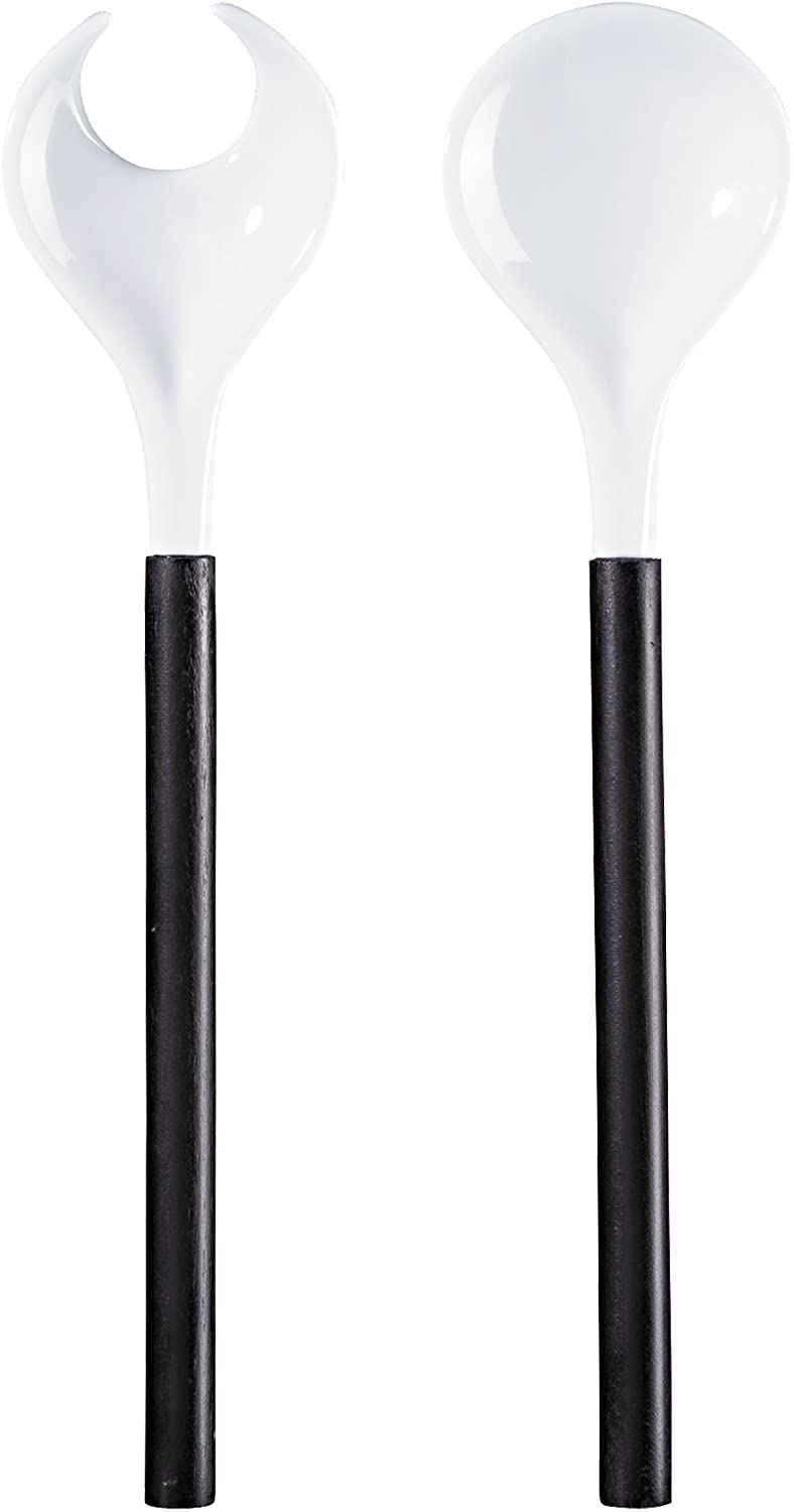 ASA Salad servers made of porcelain with Wood Handle