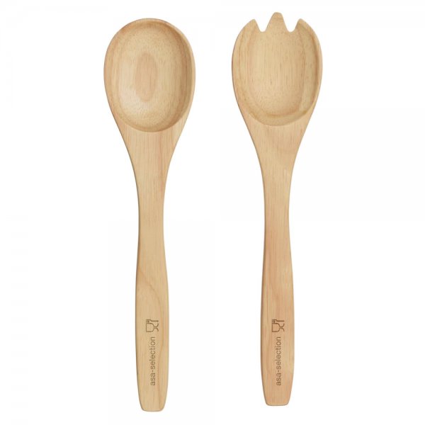 Salad servers made of rubberwood, 30 cm, by Asa