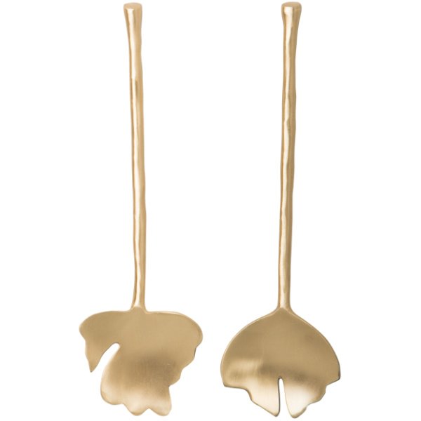 Salad servers Leaves by Urban Nature Culture