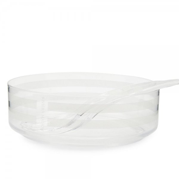 Riviera Maison Salad Bowl with Cutlery Summer Breeze 3-piece set