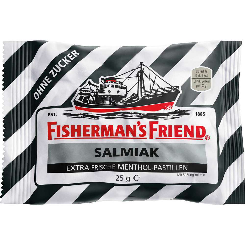 Salmiak pastilles, without sugar