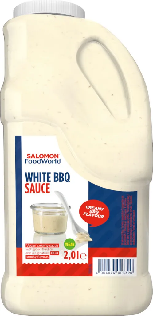 Salomon White BBQ Sauce Vegan Creamy Barbecue Sauce Unchilled 2000ml