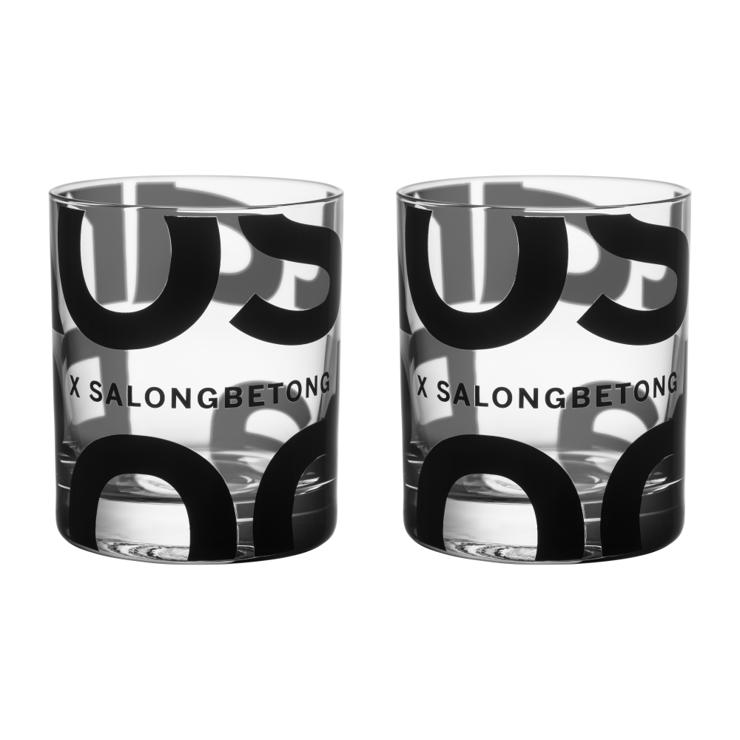 Kosta Boda Salong Betong Dof Glass 35cl 2er Pack
