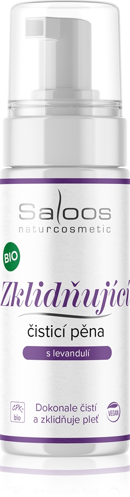 Saloos Calm soothing facial foam with lavender