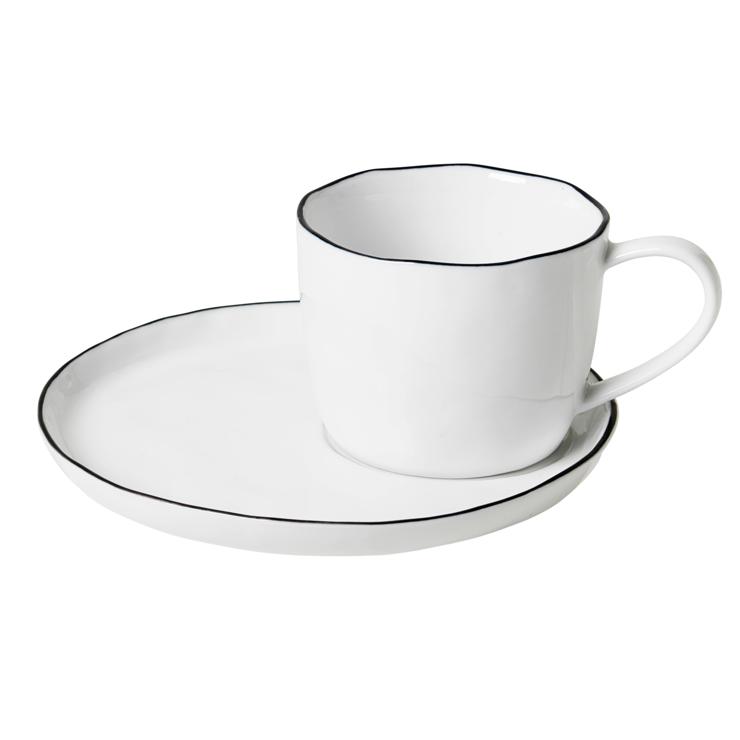 broste Copenhagen Salt Cup Incl. Saucer