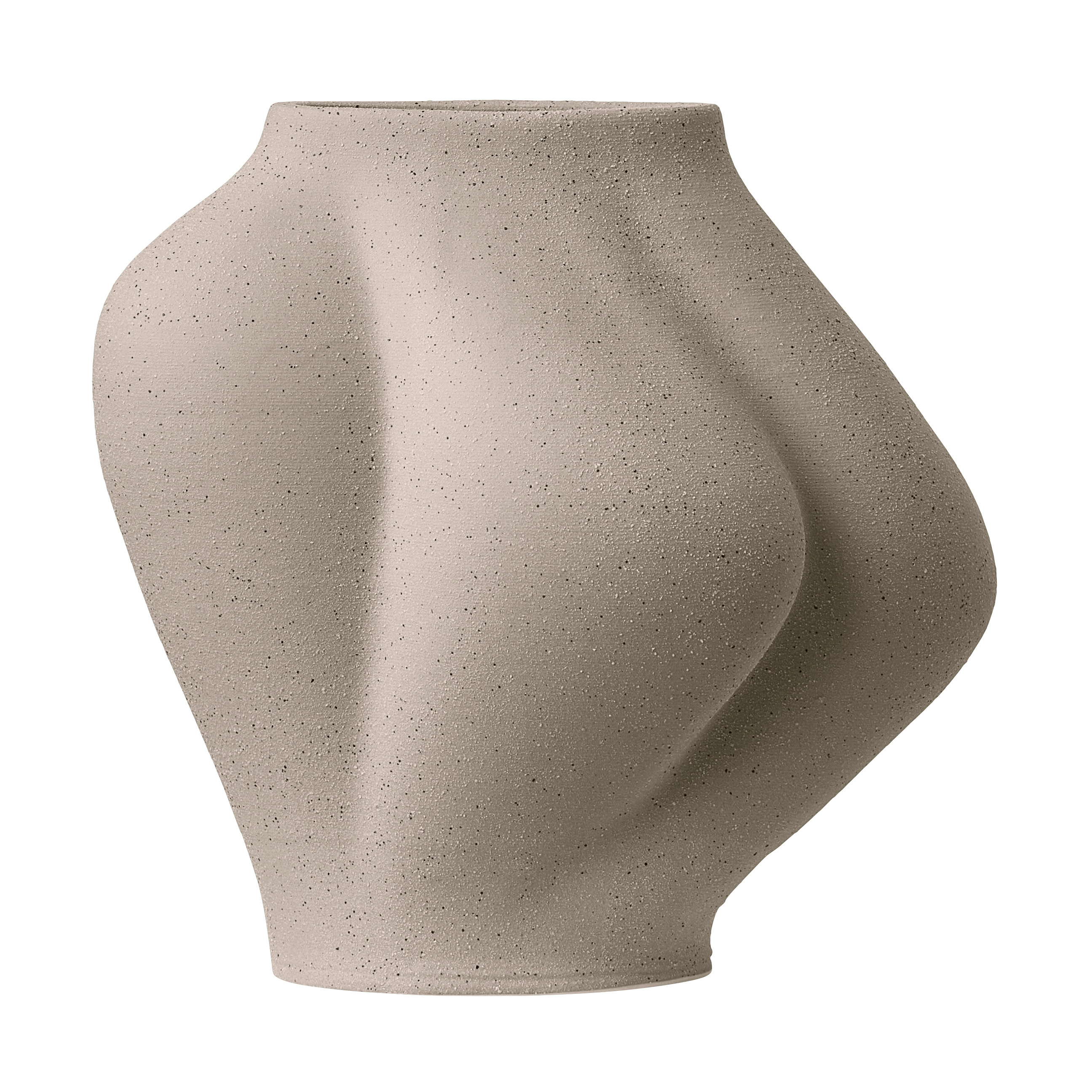 AYTM Saltare Vase, Light Sand, Ø15x25 cm