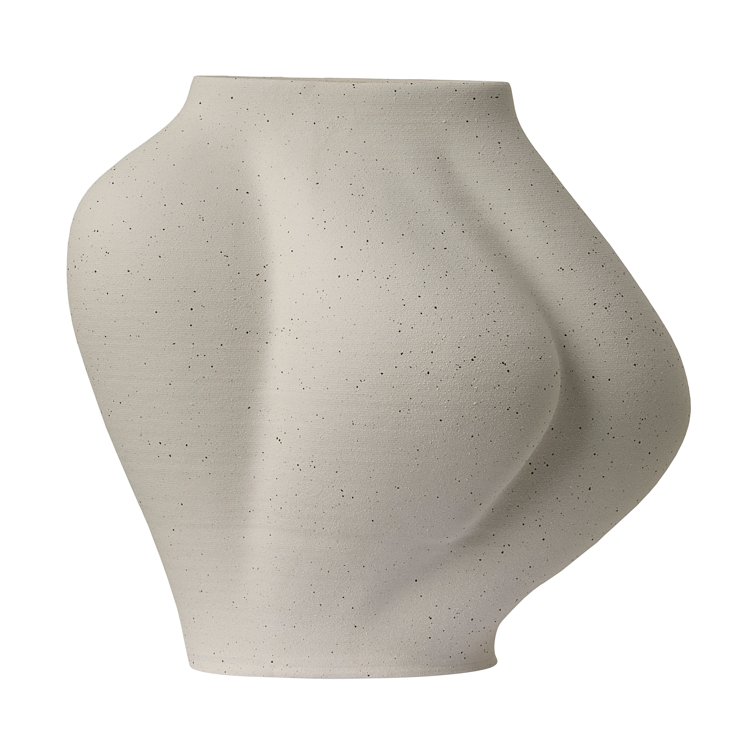 AYTM Saltare Vase, Cream, Ø15x25 cm